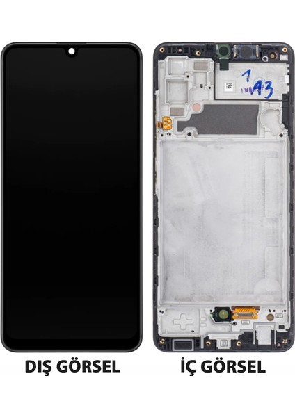 Teknonet Samsung Galaxy A32 Uyumlu Lcd+Dokunmatik+Çıtalı