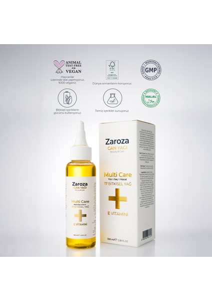 Can Yağı - Yüz, Saç, Vücut Için Besleyici, Onarıcı, Nemlendirici, Dökülme Karşıtı Bakım Yağı 100ML indirimleri