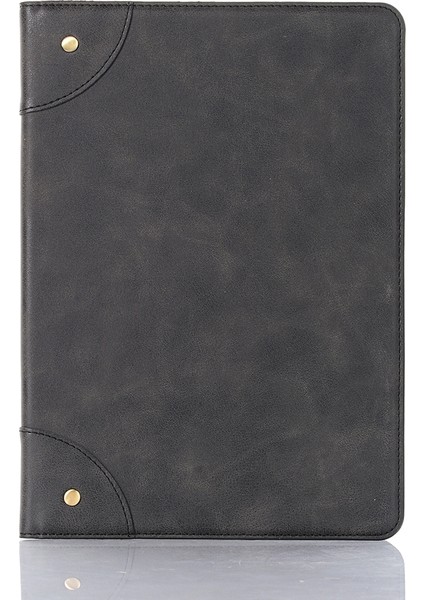 iPad 10.2 / 10.5 Için Retro Kitap Stili Yatay Çevirme Deri Kılıf, Tutucu ve Kart Yuvaları ve Cüzdan (Yurt Dışından)
