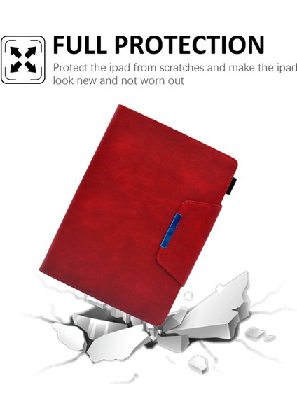 iPad 10.2 2020&2019 / Air 10.5 Için Süet Deri Kılıf (Yurt Dışından)