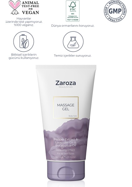 Masaj Jeli Biber Ekstresi & Lavanta ve Okaliptus Yağı 150 ml fiyatları