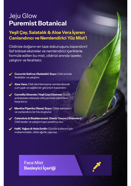 Puremist Botanical Face Mist (Yüz Spreyi)