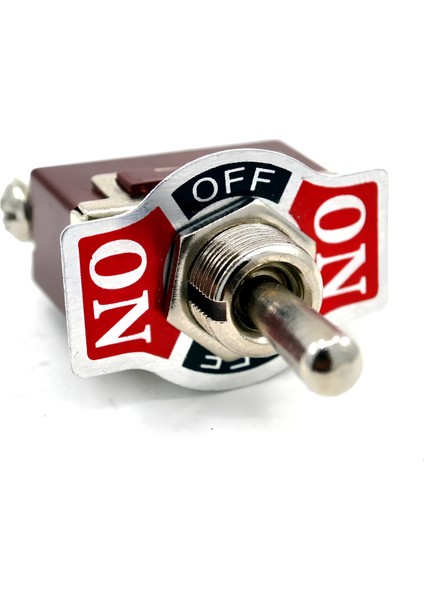 Toggle Switch 1-0-2 Metal Anahtar 3 Pin 12V-220V Toggle Switch