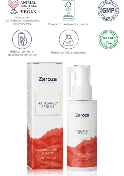 Hair Spray Serum 60 ml Saç fiyatları