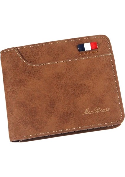 Erkek Cüzdan Moda Casual Çoklu Kart Yuvası Erkek Cüzdan Para Cüzdanı Kısa Üç Katlı Cüzdan (Yurt Dışından) modelleri