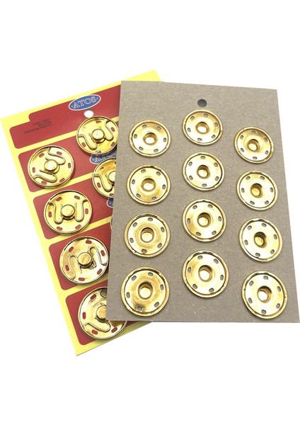 30 mm Çıt Çıt 12 Adet ( Sarı)