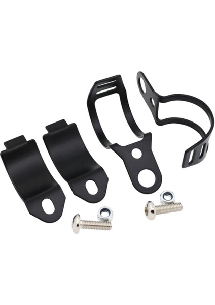 Motosiklet Dönüş Sinyalleri Çatal Kelepçeleri Montaj Lambası Tutucu Lamba Braketi Siyah modelleri