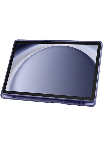 Galaxy Tab A9 Kılıf Uyumlu Tri Folding Kalem Bölmeli Standlı Kılıf-Koyu YEŞIL-8680436730737-TCH