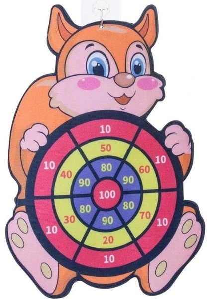 Nessiworld 07 981 Ayaklı Cırt Cırtlı Dart oyunu -Pilsan Oyuncak