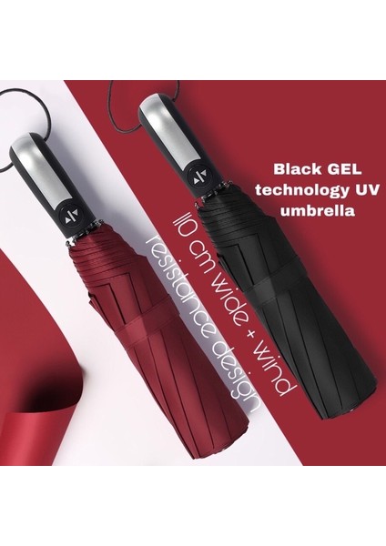 Otomatik Katlanır Vinil Şemsiye Ten-Bone Şemsiye Güçlü Rüzgar Geçirmez ve Yağmur Geçirmez Büyük Şemsiye Iş Kullanımı Için (Yurt Dışından) fiyatları