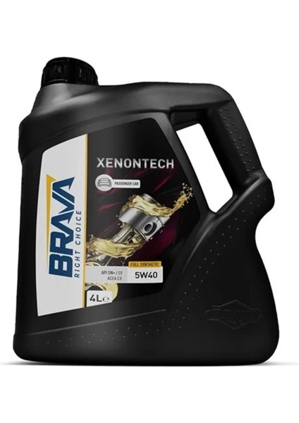Xenontech Full Sentetik 5W40 4 Lt Motor Yağı