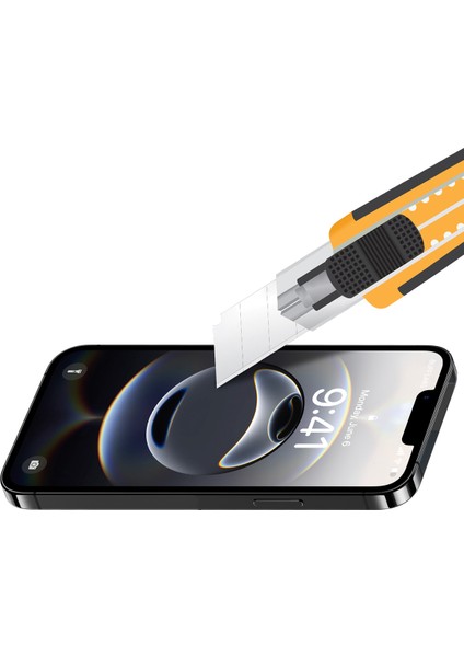 iPhone 16E/14/13 Pro/13 5d Glass Easyfit 2 Adet Ekran Koruyucu