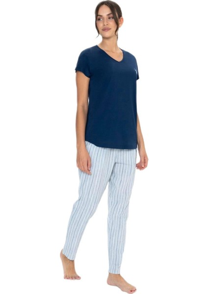 Kadın Lacivert Pijama Takım 20019 fiyatları