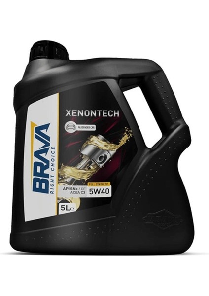 Xenontech Full Sentetik 5W40 5 Lt Motor Yağı