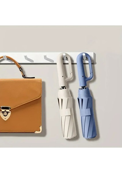 50 Kemik Rüzgar Geçirmez Güçlü 105CM Güçlendirilmiş Otomatik Katlanır Şemsiye Erkekler Için Büyük Tokalı Saplı Rüzgar ve Suya Dayanıklı (Yurt Dışından) fırsatları