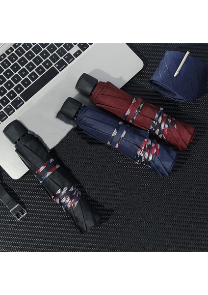 Katlanır Şemsiye Ten Bones Tampon Rüzgara Dayanıklı Yağmur Geçirmez Kumaş Sunny Yağmurlu Çift Kullanımlı Evrensel Çift İş Şemsiyesi (Yurt Dışından) modelleri