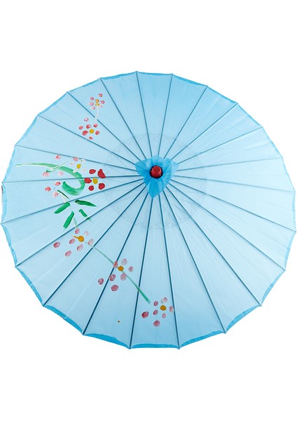 82/84cm İpek Kumaş Kadın Şemsiyesi Japon Kiraz Çiçekleri Antik Dans Şemsiyesi Dekoratif Çin Tarzı Yağlı Kağıt Şemsiye (Yurt Dışından)