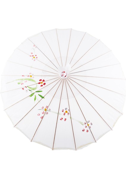 82/84cm İpek Kumaş Kadın Şemsiyesi Japon Kiraz Çiçekleri Antik Dans Şemsiyesi Dekoratif Çin Tarzı Yağlı Kağıt Şemsiye (Yurt Dışından)