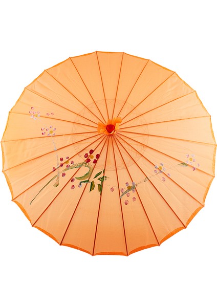 82/84cm İpek Kumaş Kadın Şemsiyesi Japon Kiraz Çiçekleri Antik Dans Şemsiyesi Dekoratif Çin Tarzı Yağlı Kağıt Şemsiye (Yurt Dışından)