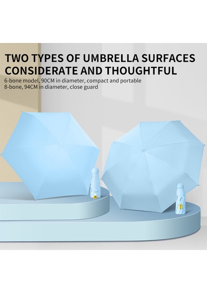 Kapsül Şemsiye Güneşli ve Yağmurlu Çift Kullanımlı Yağmur Geçirmez Rüzgara Dayanıklı Güneş Koruması Açık Hava Seyahat Taşınabilir Mini Şemsiye (Yurt Dışından) modelleri
