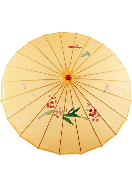 82/84cm İpek Kumaş Kadın Şemsiyesi Japon Kiraz Çiçekleri Antik Dans Şemsiyesi Dekoratif Çin Tarzı Yağlı Kağıt Şemsiye (Yurt Dışından)