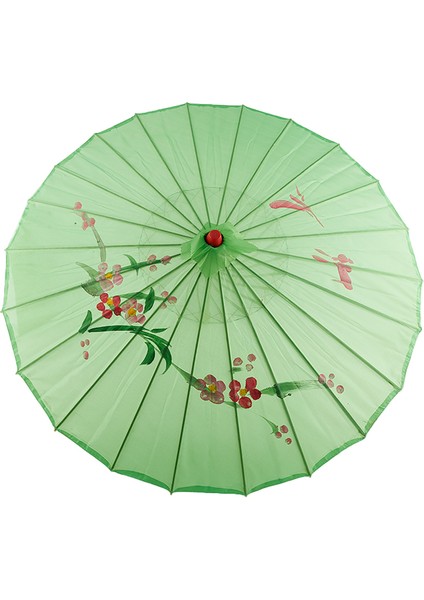 82/84cm İpek Kumaş Kadın Şemsiyesi Japon Kiraz Çiçekleri Antik Dans Şemsiyesi Dekoratif Çin Tarzı Yağlı Kağıt Şemsiye (Yurt Dışından)