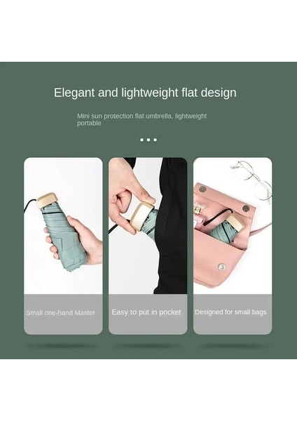 Mini Güneş Şemsiyesi Cep Yağmur Şemsiyesi Vinil Katlanır Uv Ultraviyole Koruma Güneş Gölge Cep Şemsiye Kapsülü (Yurt Dışından) fırsatları