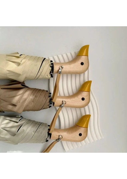 Katlanır Şemsiye Gelişmiş Sense Ördek Başlı Bireysel Güneş Güneş Koruyucu Şemsiye 50+ Güneş ve Yağmur Çift Uv Şemsiye (Yurt Dışından) fiyatları