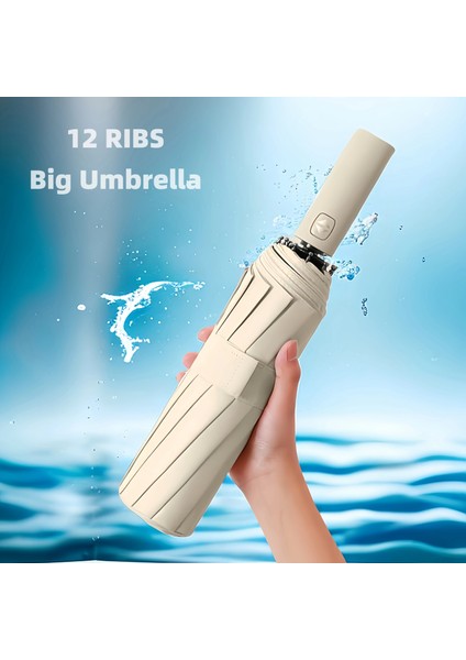 Güçlü Rüzgara Dayanıklı Şemsiye 12K Kaburgalar Tam Otomatik Katlanır 108cm Çap İş Açık Hava Seyahat UV Şemsiye ve Yağmur (Yurt Dışından) fiyatları