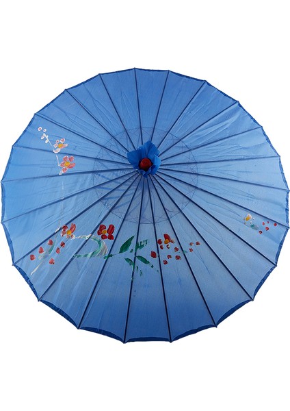 82/84cm İpek Kumaş Kadın Şemsiyesi Japon Kiraz Çiçekleri Antik Dans Şemsiyesi Dekoratif Çin Tarzı Yağlı Kağıt Şemsiye (Yurt Dışından)