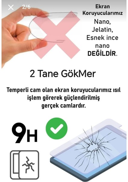 Apple iPad Air 6. Nesil M2 11 Inç Uyumlu Tamperli Ekran Koruyucu Kırılmaz Cam Air 6 2024 Uyumlu (2 Adet) indirimleri