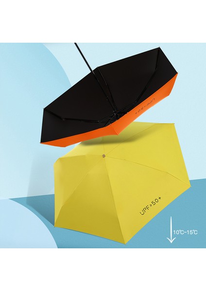 Mini Sunumbrella Cep Şemsiye Vinil Katlanır Uv Koruma Güneşlik Cep Şemsiye Kapsül Şemsiye 01 (Yurt Dışından) fırsatları