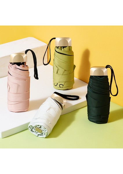 Mini Sunumbrella Cep Şemsiye Vinil Katlanır Uv Koruma Güneşlik Cep Şemsiye Kapsül Şemsiye 01 (Yurt Dışından) modelleri
