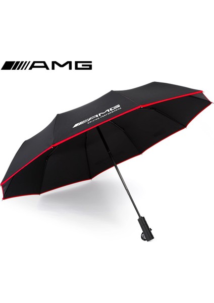 Mercedes Benz Amg W203 W206 W220 W205 W211 W212 10 Kemik Yağmur Koruması Rüzgar Geçirmez Anti-Uv Tam Otomatik Büyük Şemsiye (Yurt Dışından) fiyatları