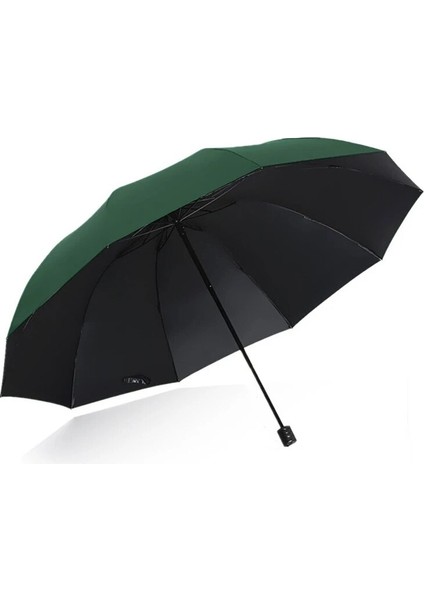 130CM/51.18 Inç Yüksek Kaliteli On Kemikli Şemsiye Güçlendirilmiş Şemsiye Çerçevesi Güçlü Su Geçirmez Rüzgar Geçirmez Manuel Büyük Şemsiye (Yurt Dışından)