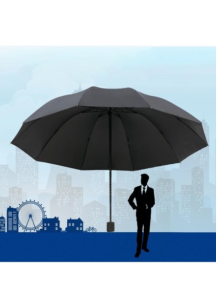 130CM/51.18 Inç Yüksek Kaliteli On Kemikli Şemsiye Güçlendirilmiş Şemsiye Çerçevesi Güçlü Su Geçirmez Rüzgar Geçirmez Manuel Büyük Şemsiye (Yurt Dışından) fiyatları