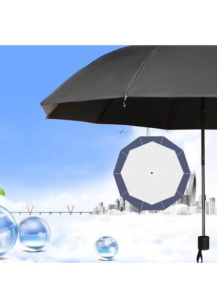 130CM/51.18 Inç Yüksek Kaliteli On Kemikli Şemsiye Güçlendirilmiş Şemsiye Çerçevesi Güçlü Su Geçirmez Rüzgar Geçirmez Manuel Büyük Şemsiye (Yurt Dışından) fırsatları