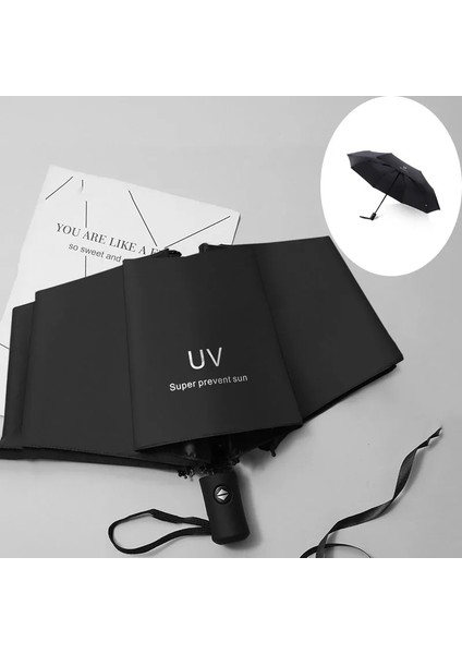 Anti-Uv Yağmur Güneş Şemsiyesi Mini Katlanır Otomatik Şemsiye Moda Taşınabilir Rüzgar Geçirmez Hafif Kadın Erkek Çocuk Şemsiye Şemsiyeler (Yurt Dışından) fiyatları