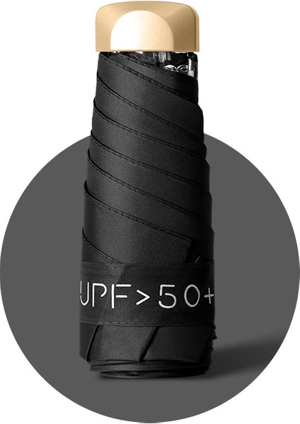 %55 Indirim Mini Güneş Şemsiyesi Küçük Cep Yağmur Şemsiyesi Vinil Katlanır Uv Ultraviyole Koruma Güneşlik Cep Şemsiye Kapsülü (Yurt Dışından)