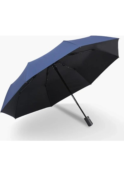 Otomatik Yağmur ve Güneş Şemsiyesi Siyah Kaplama Şemsiye Anti-UV 3 Katlanır Rüzgara Dayanıklı Otomatik Lüks Büyük Rüzgar Geçirmez Kadın Erkek 8Ribs (Yurt Dışından) fiyatları