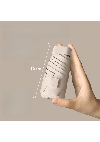 Mini Güneş Şemsiyesi Koruyucu ve Uv Dayanıklı Yağmur Veya Güneş (Yurt Dışından)