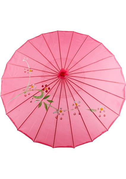 82/84cm İpek Kumaş Kadın Şemsiyesi Japon Kiraz Çiçekleri Antik Dans Şemsiyesi Dekoratif Çin Tarzı Yağlı Kağıt Şemsiye (Yurt Dışından)