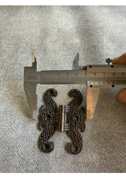 2 Adet Siyah Oksit Metal Kelebek Menteşe 70 mm x 55 mm Hobi, Mobilya, Kutu, Sandık, Kapak, Tavla Menteşesi