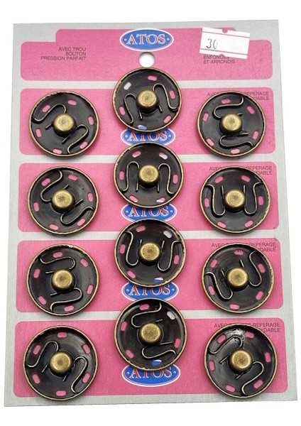 30 mm Çıt Çıt 12 Adet ( Antik) fiyatları