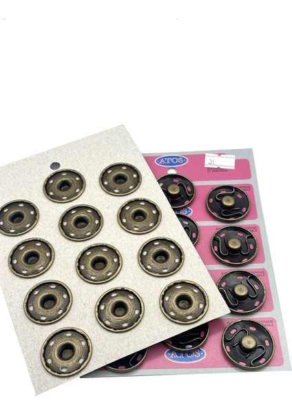 30 mm Çıt Çıt 12 Adet ( Antik) modelleri