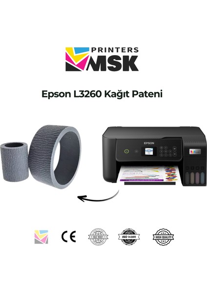Epson L3260 Kağıt Besleme Paten Seti