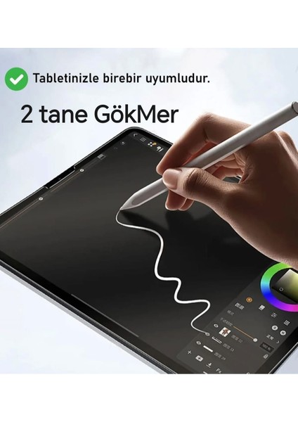 Apple iPad Air 6. Nesil M2 11 Inç Uyumlu Paperlike Ekran Koruyucu Mat Nano Air 6 2024 (2 Tane) fiyatları