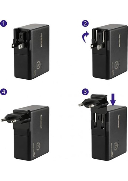 WPB01 5000 mAh Powerbank Type-C USB Taşınabilir Şarj Cihazı