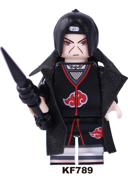 Naruto Yapı Taşları Minifigure Küçük Parçacık Takılabilir Bebek Oyuncak Çantası (Yurt Dışından)