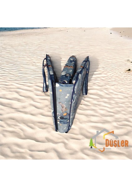 Sevimli Bulut Desenli Plaj Çantası (Şezlong Minderi) indirimleri